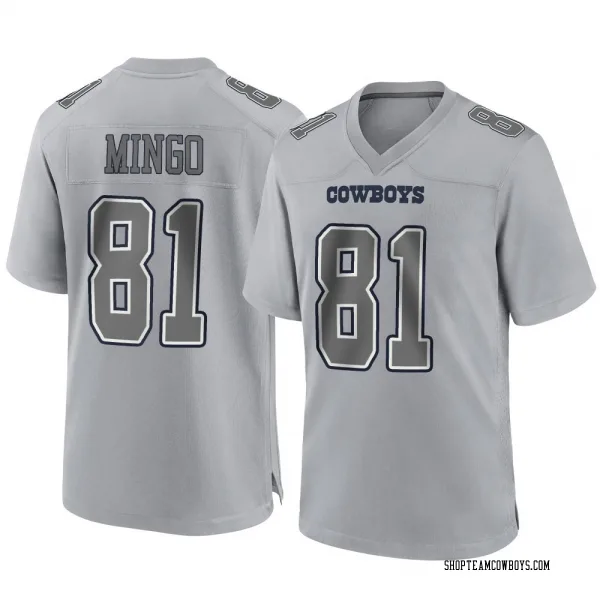 Men's Jonathan Mingo Dallas Cowboys Game Gray Atmosphere Fashion Jersey