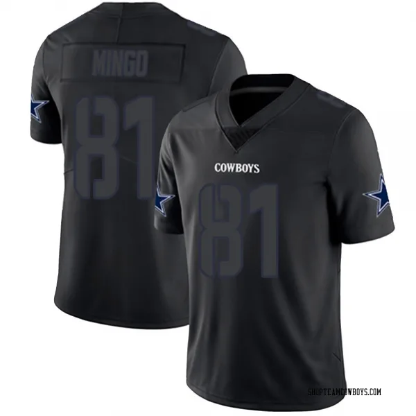 Men's Jonathan Mingo Dallas Cowboys Limited Black Impact Jersey