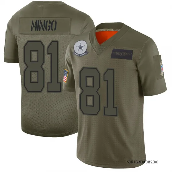 Men's Jonathan Mingo Dallas Cowboys Limited Camo 2019 Salute to Service Jersey