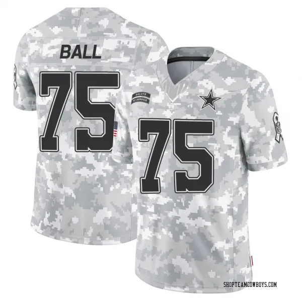 Men's Josh Ball Dallas Cowboys Limited Arctic Camo 2024 Salute to Service Jersey