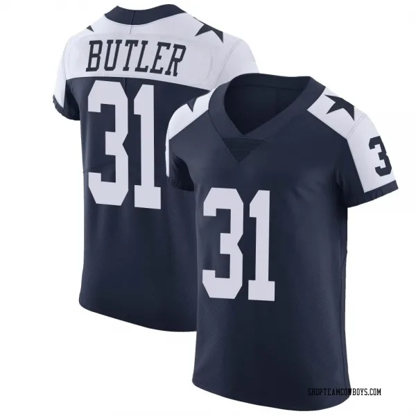 Men's Josh Butler Dallas Cowboys Elite Navy Alternate Vapor Untouchable Jersey