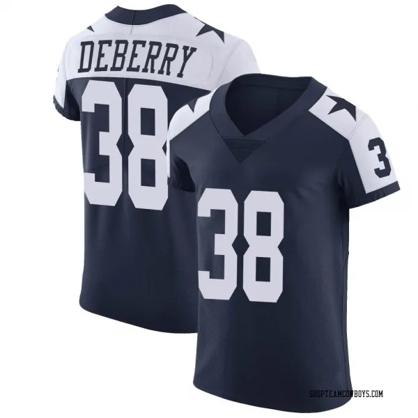 Men's Josh DeBerry Dallas Cowboys Elite Navy Alternate Vapor Untouchable Jersey