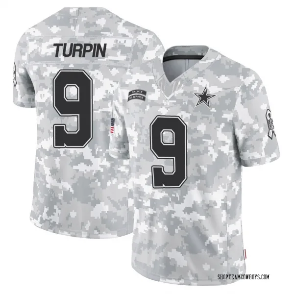 Men's KaVontae Turpin Dallas Cowboys Limited Arctic Camo 2024 Salute to Service Jersey