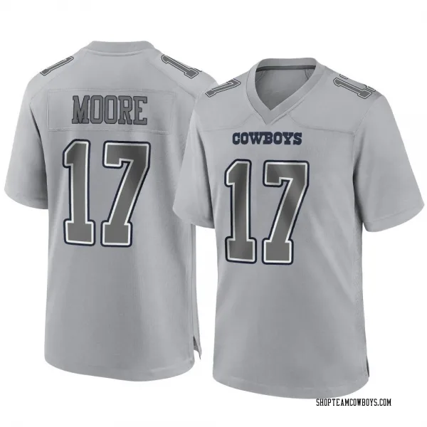 Men's Kellen Moore Dallas Cowboys Game Gray Atmosphere Fashion Jersey