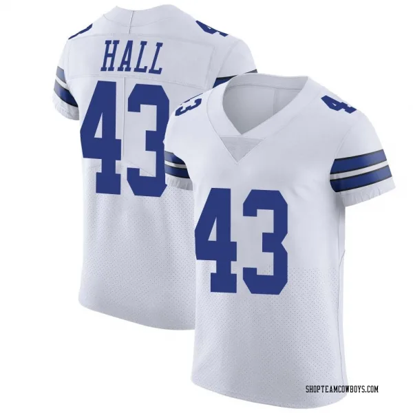 Men's Kemon Hall Dallas Cowboys Elite White Vapor Untouchable Jersey