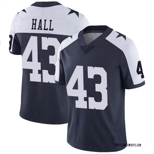 Men's Kemon Hall Dallas Cowboys Limited Navy Alternate Vapor Untouchable Jersey