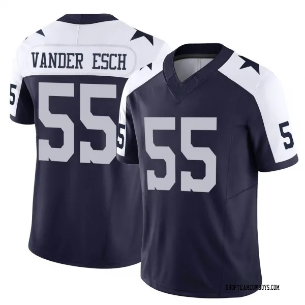 Men's Leighton Vander Esch Dallas Cowboys Limited Navy Alternate Vapor F.U.S.E. Jersey