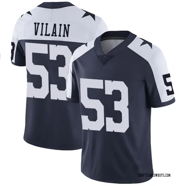 Men's Luiji Vilain Dallas Cowboys Limited Navy Alternate Vapor Untouchable Jersey