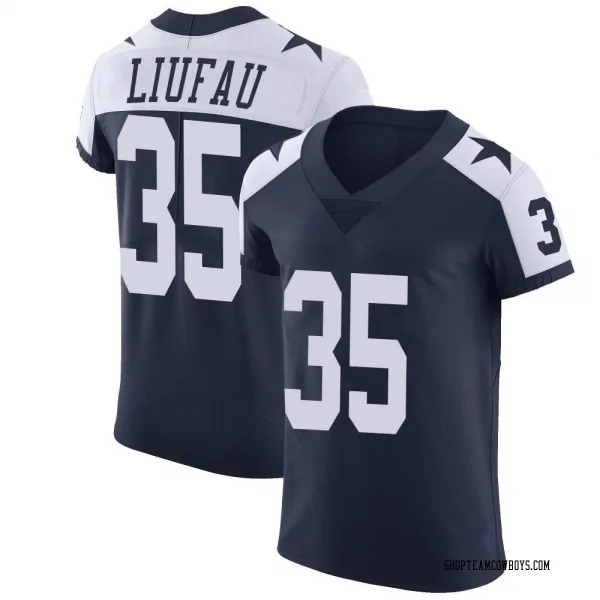 Men's Marist Liufau Dallas Cowboys Elite Navy Alternate Vapor Untouchable Jersey