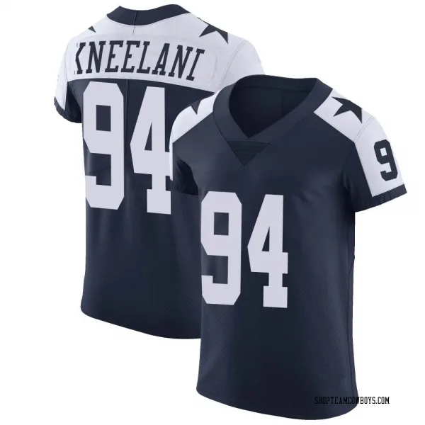 Men's Marshawn Kneeland Dallas Cowboys Elite Navy Alternate Vapor Untouchable Jersey