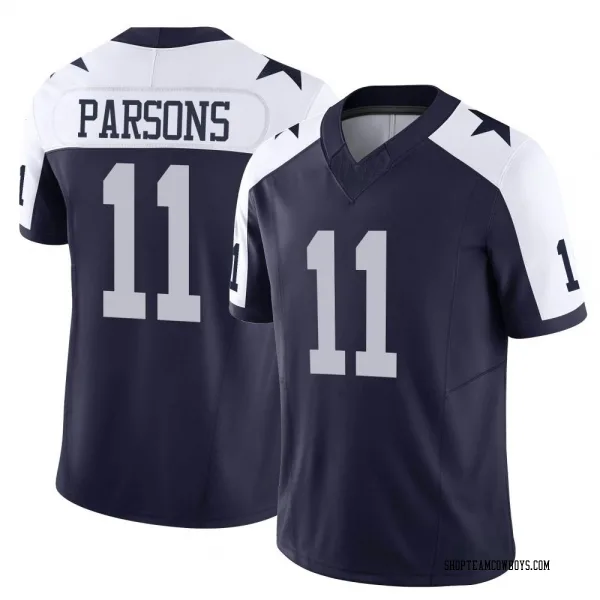 Men's Micah Parsons Dallas Cowboys Limited Navy Alternate Vapor F.U.S.E. Jersey