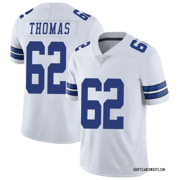 Men's Nathan Thomas Dallas Cowboys Limited White Vapor Untouchable Jersey