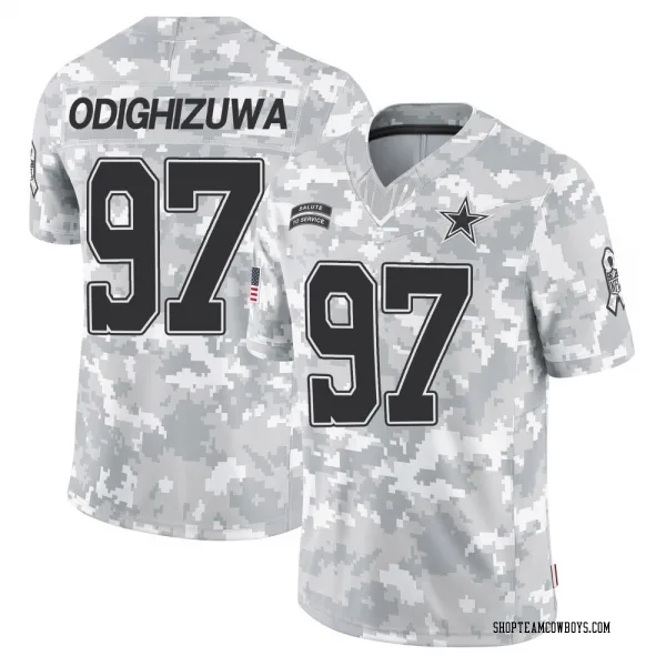 Men's Osa Odighizuwa Dallas Cowboys Limited Arctic Camo 2024 Salute to Service Jersey