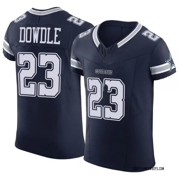 Men's Rico Dowdle Dallas Cowboys Elite Navy Vapor F.U.S.E. Jersey