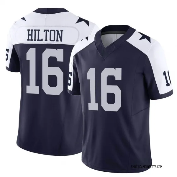 Men's T.Y. Hilton Dallas Cowboys Limited Navy Alternate Vapor F.U.S.E. Jersey