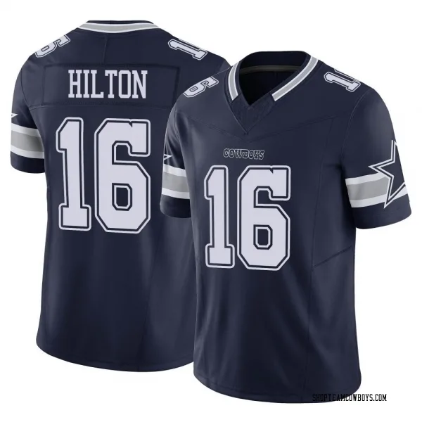 Men's T.Y. Hilton Dallas Cowboys Limited Navy Vapor F.U.S.E. Jersey