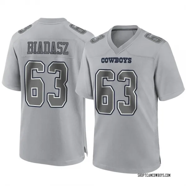 Cowboys Tyler Biadasz Jersey Draft White 63 Men's Limited Vapor 2020