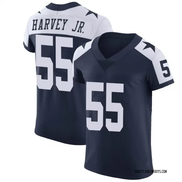 Men's Willie Harvey Jr. Dallas Cowboys Elite Navy Alternate Vapor Untouchable Jersey