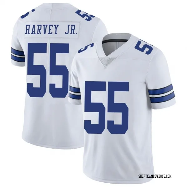 Men's Willie Harvey Jr. Dallas Cowboys Limited White Vapor Untouchable Jersey