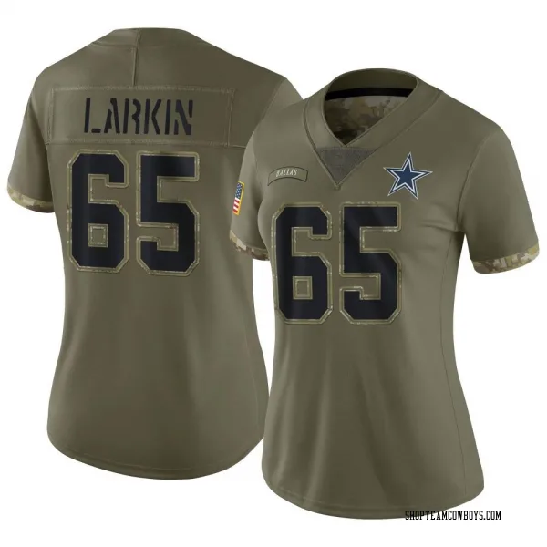 Austin Larkin Dallas Cowboys Men's Legend Olive Salute to Service T-Shirt