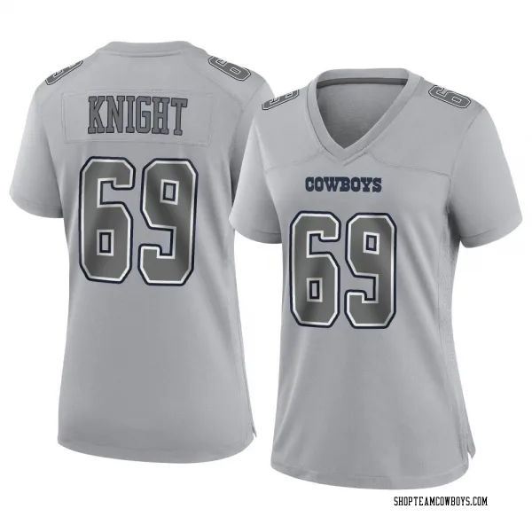 Women's Brandon Knight Dallas Cowboys Game Gray Atmosphere Fashion Jersey