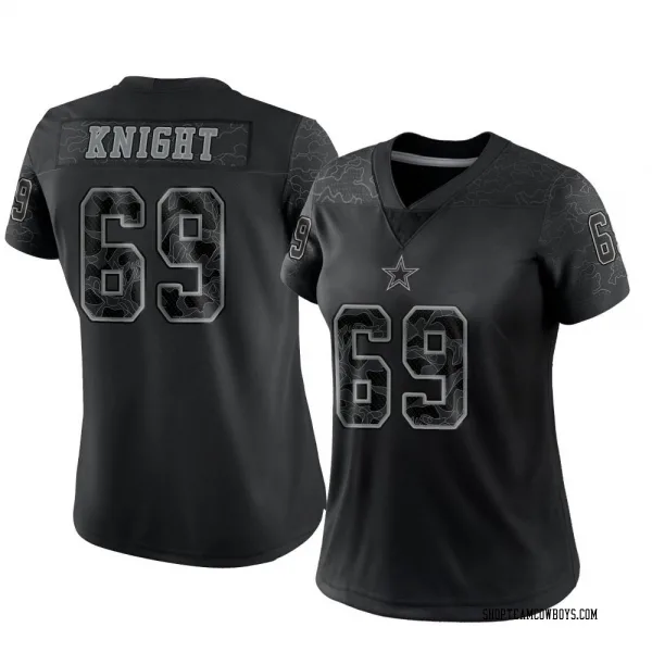 Women's Brandon Knight Dallas Cowboys Limited Black Reflective Jersey