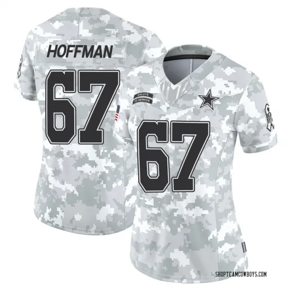 Women's Brock Hoffman Dallas Cowboys Limited Arctic Camo 2024 Salute to Service Jersey