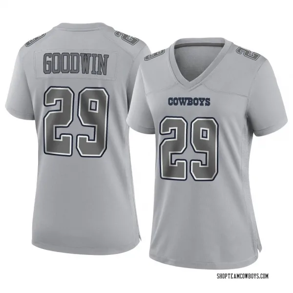 Women's C.J. Goodwin Dallas Cowboys Game Gray Atmosphere Fashion Jersey