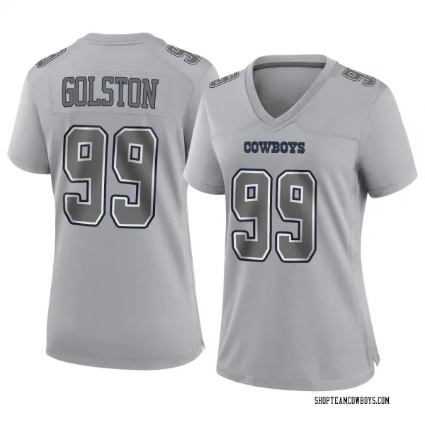 Women's Chauncey Golston Dallas Cowboys Game Gray Atmosphere Fashion Jersey