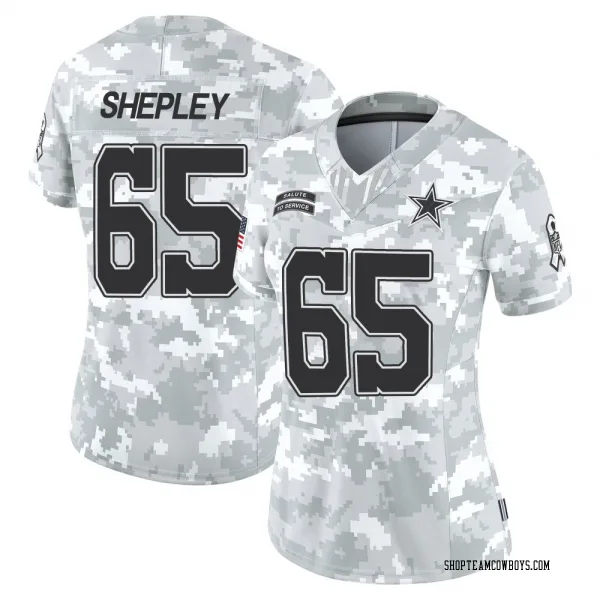 Women's Dakoda Shepley Dallas Cowboys Limited Arctic Camo 2024 Salute to Service Jersey