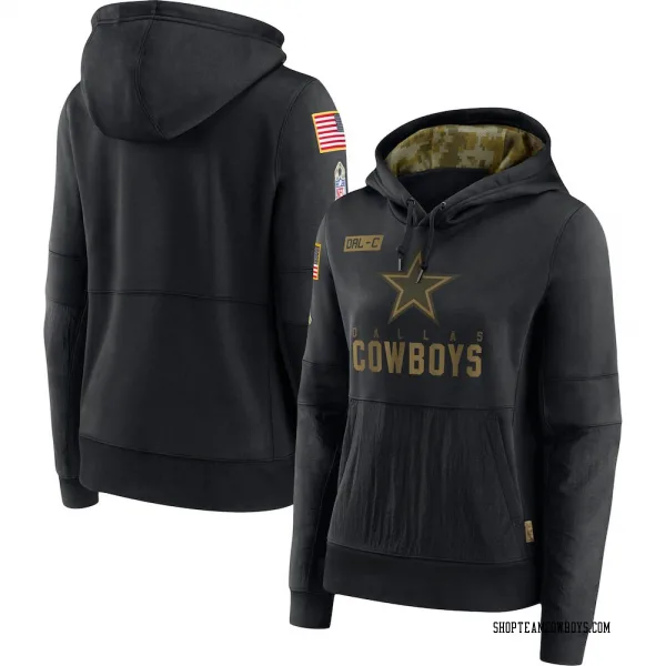 Shop Men's Dallas Cowboys Anthracite Salute To Service Player Performance  Hoodie