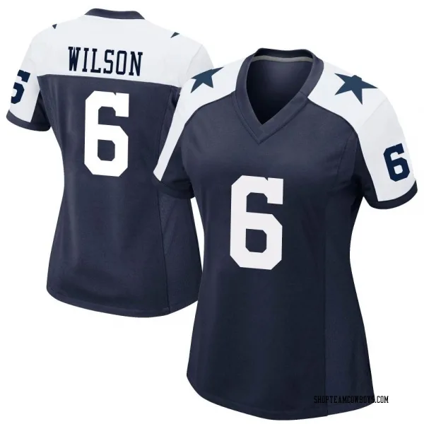 Women's Donovan Wilson Dallas Cowboys Game Navy Alternate Jersey