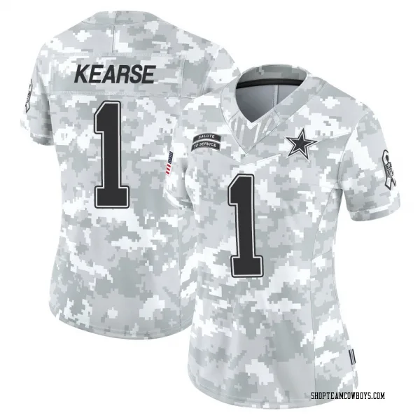 Women's Jayron Kearse Dallas Cowboys Limited Arctic Camo 2024 Salute to Service Jersey