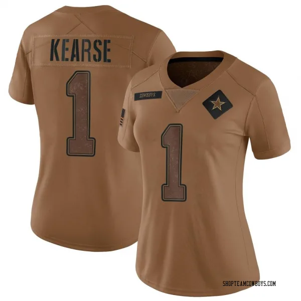 Women's Jayron Kearse Dallas Cowboys Limited Brown 2023 Salute To Service Jersey