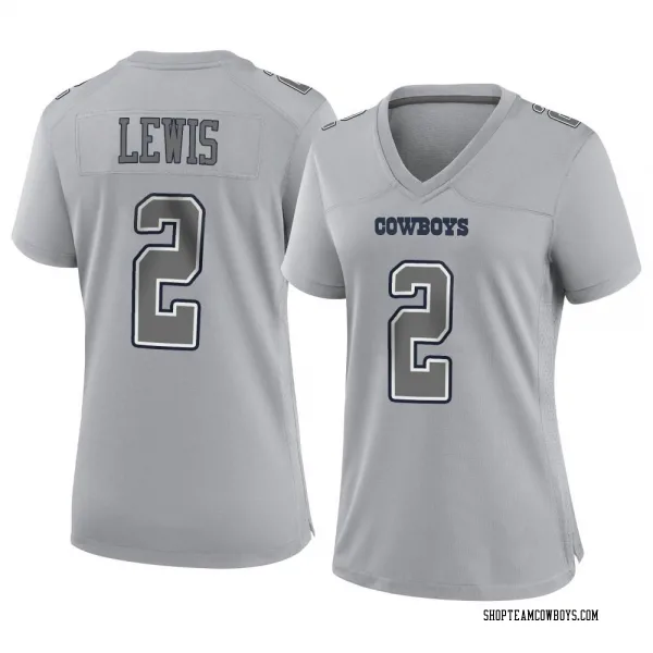 Women's Jourdan Lewis Dallas Cowboys Game Gray Atmosphere Fashion Jersey