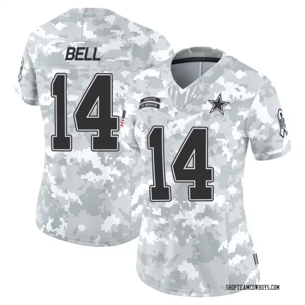 Women's Markquese Bell Dallas Cowboys Limited Arctic Camo 2024 Salute to Service Jersey