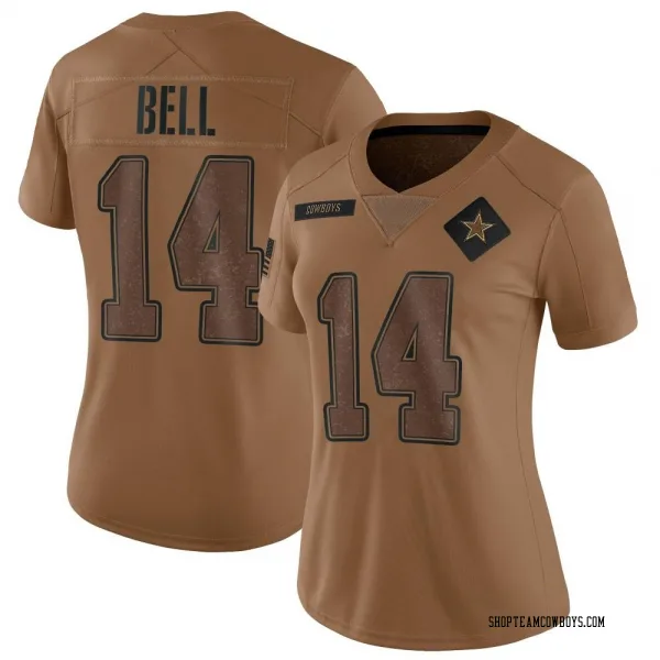 Women's Markquese Bell Dallas Cowboys Limited Brown 2023 Salute To Service Jersey