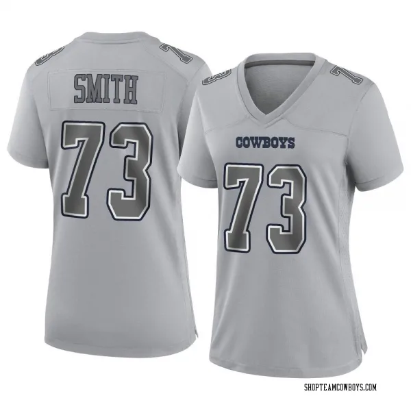 Women's Tyler Smith Dallas Cowboys Game Gray Atmosphere Fashion Jersey