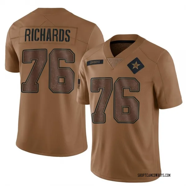 Youth Asim Richards Dallas Cowboys Limited Brown 2023 Salute To Service Jersey