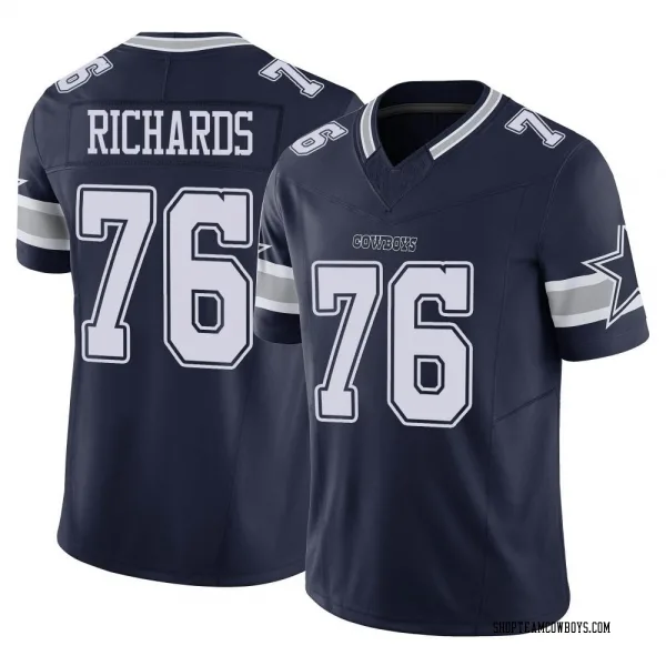 Youth Asim Richards Dallas Cowboys Limited Navy Vapor F.U.S.E. Jersey