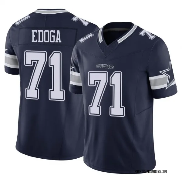 Youth Chuma Edoga Dallas Cowboys Limited Navy Vapor F.U.S.E. Jersey