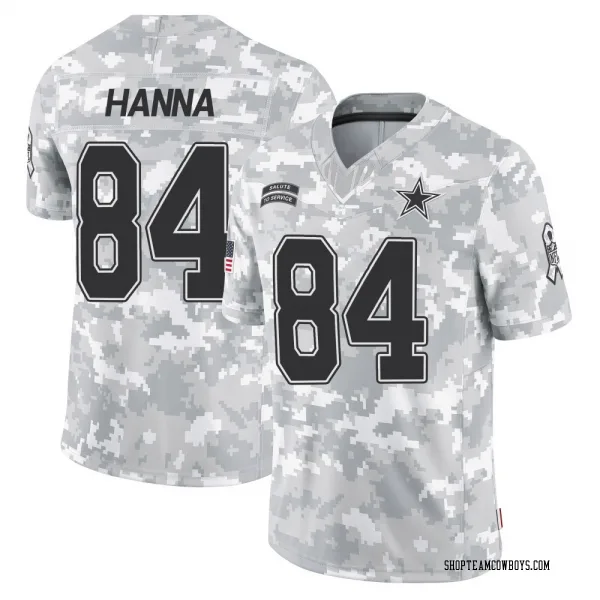 Youth James Hanna Dallas Cowboys Limited Arctic Camo 2024 Salute to Service Jersey