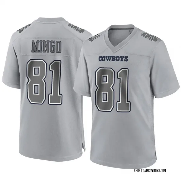 Youth Jonathan Mingo Dallas Cowboys Game Gray Atmosphere Fashion Jersey