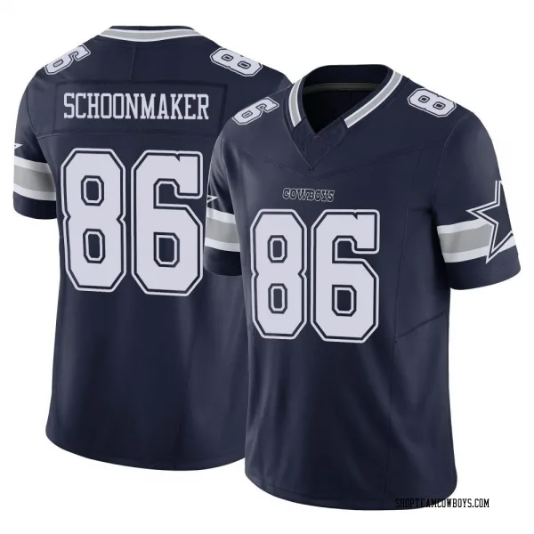 Youth Luke Schoonmaker Dallas Cowboys Limited Navy Vapor F.U.S.E. Jersey