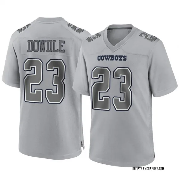 Youth Rico Dowdle Dallas Cowboys Game Gray Atmosphere Fashion Jersey