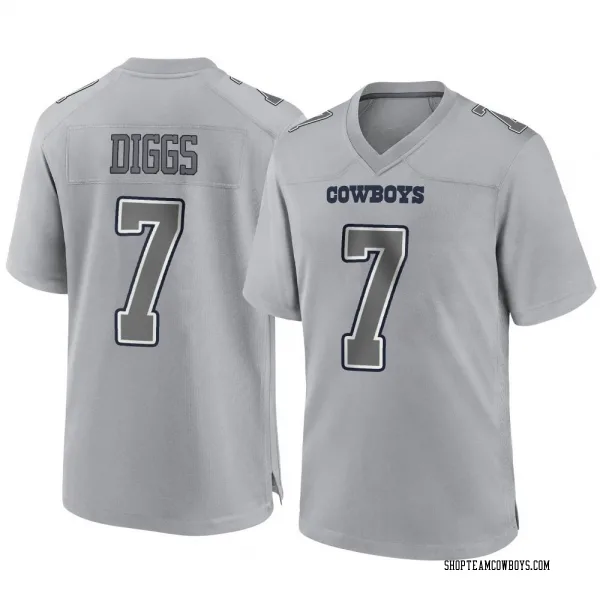 Youth Trevon Diggs Dallas Cowboys Game Gray Atmosphere Fashion Jersey