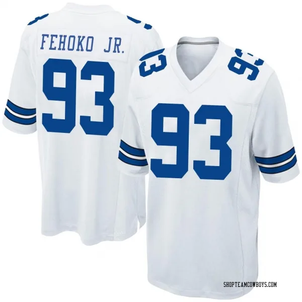 Youth Viliami Fehoko Jr. Dallas Cowboys Game White Jersey